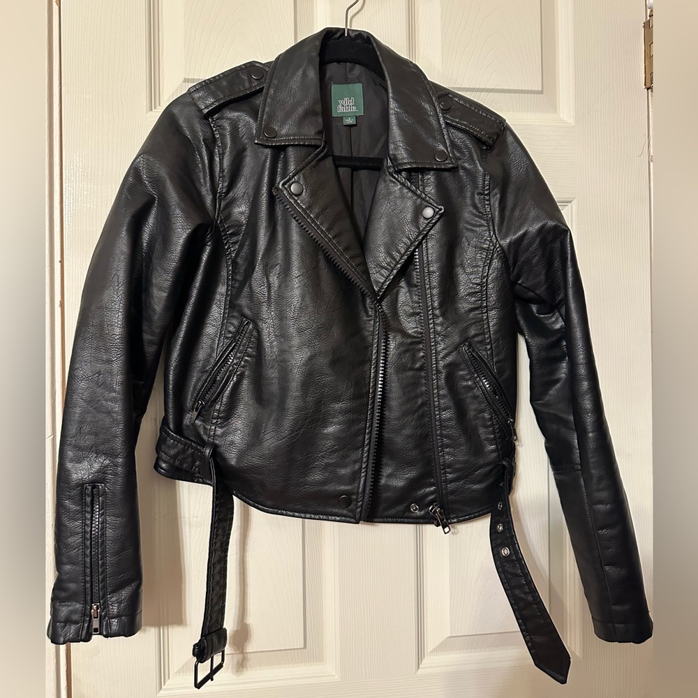 Faux Leather Jacket